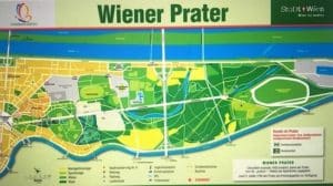 Mappa del parco il Prater
