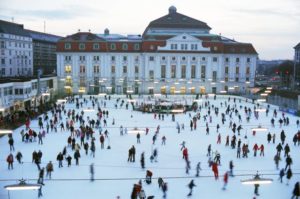 Pista di ghiaccio a Vienna